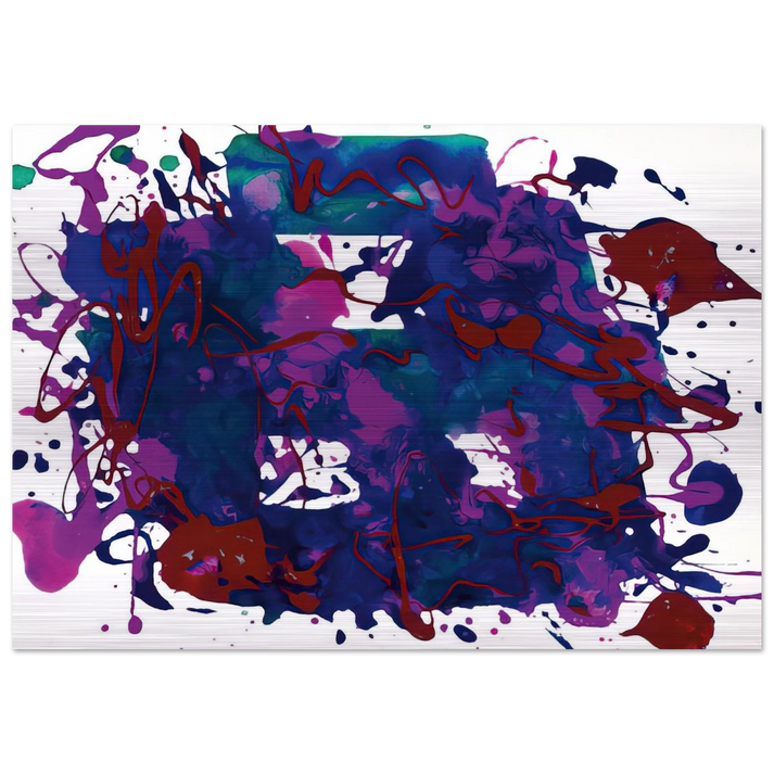 Untitled SFP94-75 SFF 1749 - Sam Francis Brushed Aluminum Print - 70x100 cm / 28x40 inches | Sam Francis Aluminum Print | Sam Francis Prints