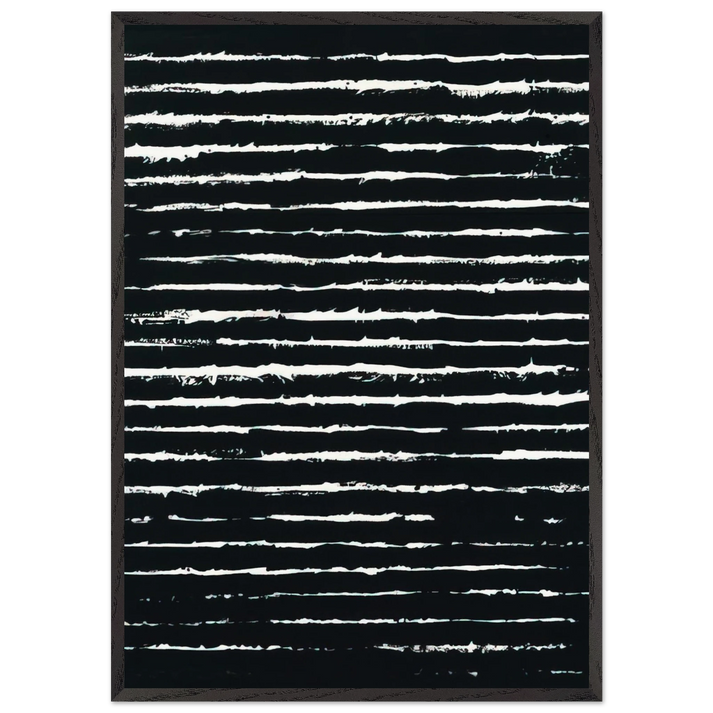Peinture 243 x 181 cm 26 juin 1999 - 1999 - Pierre Soulages 70x100 cm / 28x40 inches Framed Art Print – Black Wooden Frame