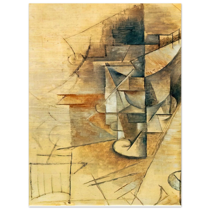 Pablo Picasso - A glass 75x100 cm / 30x40inches Fine Art Poster