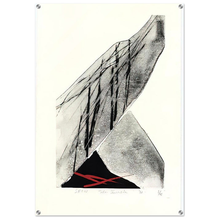 Snow - 1982 - Toko Shinoda Acrylic Print - 70x100 cm / 28x40″ inches | Toko Shinoda Wall Art | Toko Shinoda Prints