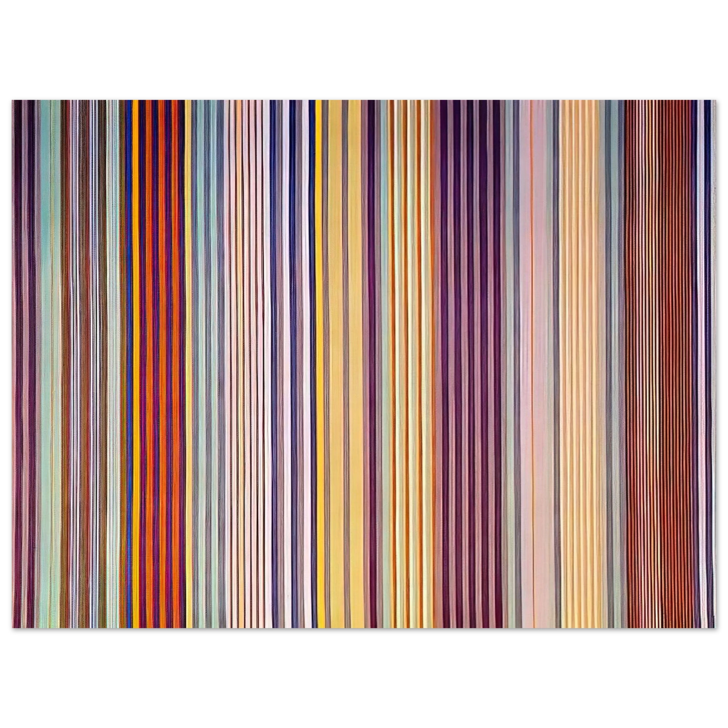 Gene Davis - Royal Veil - 1971 75x100 cm / 30x40inches Fine Art Poster