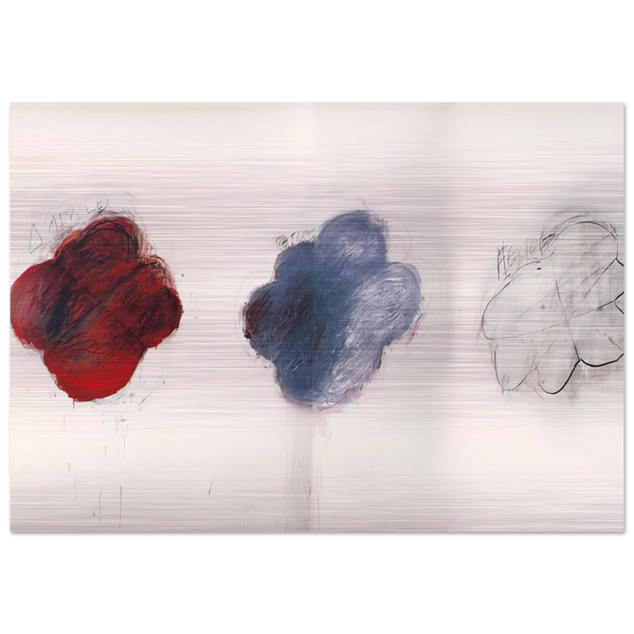 Fifty Days at Iliam. Shades of Achilles, Patroclus, and Hector - Cy Twombly Brushed Aluminum Print - 70x100 cm / 28x40 inches | Cy Twombly Aluminum Print | Cy Twombly Prints