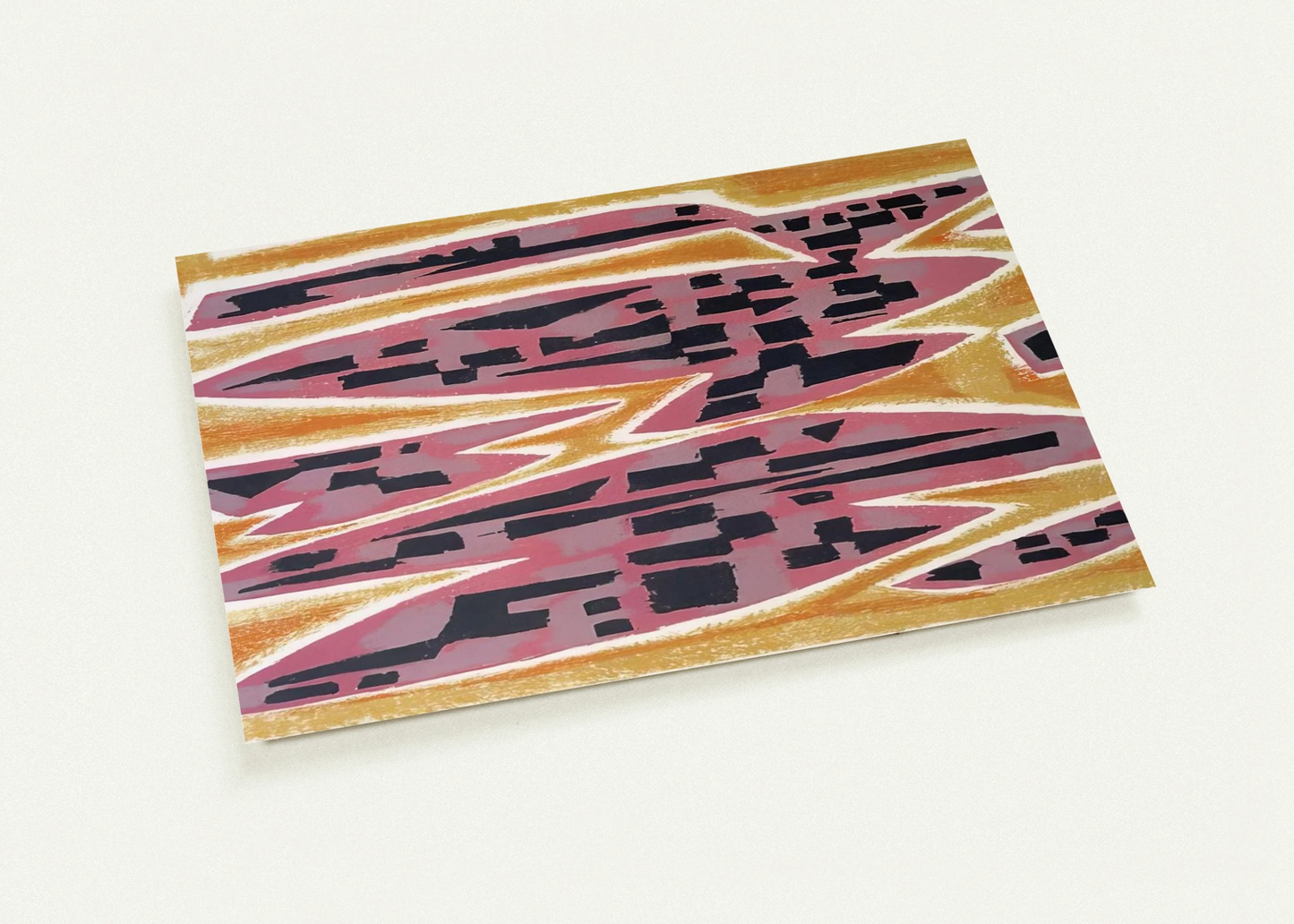 Abstract Composition - 1955 By Alfred Manessier Pack of 10 Post Cards | Alfred Manessier Post Cards | A6 (10.5 x 14.8 cm) - 4.1 x 5.8 inches