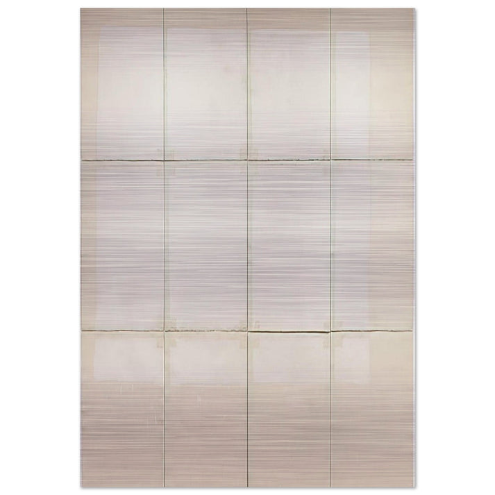 Classico 5 - 1968 - Robert Ryman Brushed Aluminum Print - 70x100 cm / 28x40 inches | Robert Ryman Aluminum Print | Robert Ryman Prints