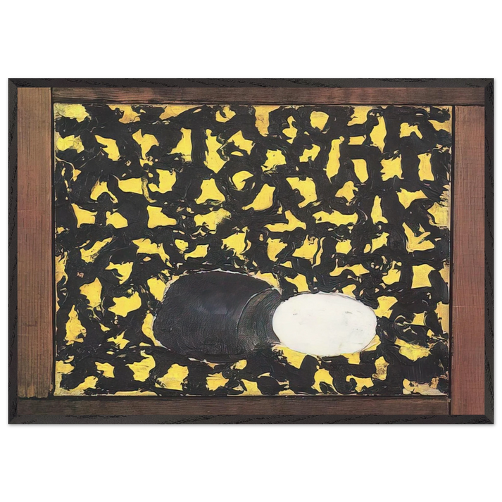 It Fits - 1955 - Forrest Bess 70x100 cm / 28x40 inches Framed Art Print – Black Wooden Frame