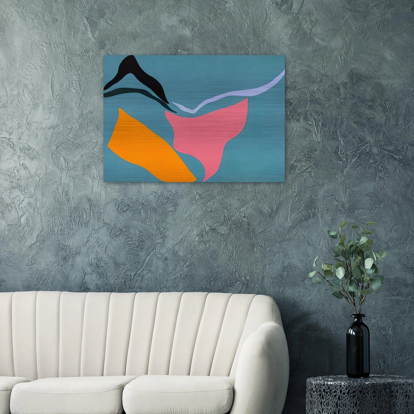 Untitled - 1971 - Ray Parker Brushed Aluminum Print - 70x100 cm / 28x40 inches | Ray Parker Aluminum Print | Ray Parker Prints