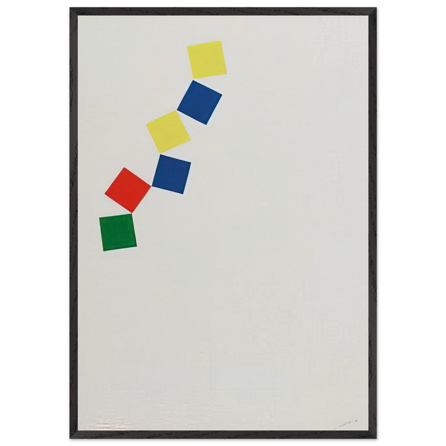 Mediterranee - Marcel Barbeau 70x100 cm / 28x40 inches Framed Art Print – Black Wooden Frame