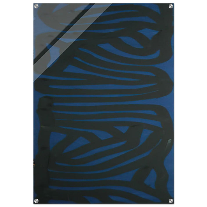 Blue Vertical - Sol LeWitt Acrylic Print - 70x100 cm / 28x40″ inches | Sol LeWitt Wall Art | Sol LeWitt Prints