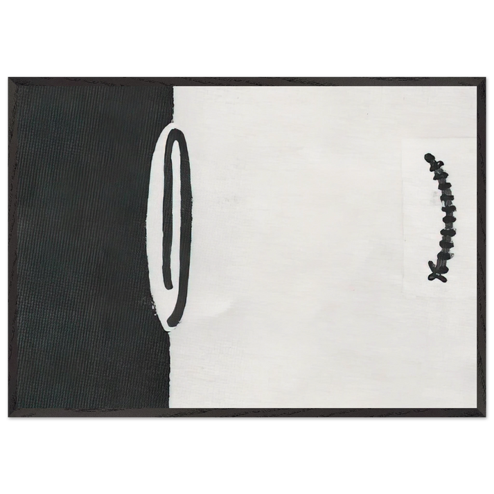 No 40 - 1949 - Forrest Bess 70x100 cm / 28x40 inches Framed Art Print – Black Wooden Frame