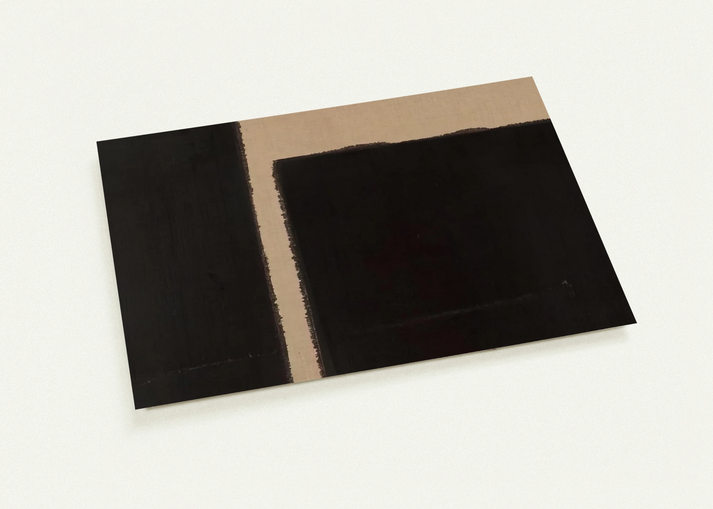 Burnt Umber Ultramarine Blue - 1998 By Yun Hyong-keun Pack of 10 Post Cards | Yun Hyong-keun Post Cards | A6 (10.5 x 14.8 cm) - 4.1 x 5.8 inches