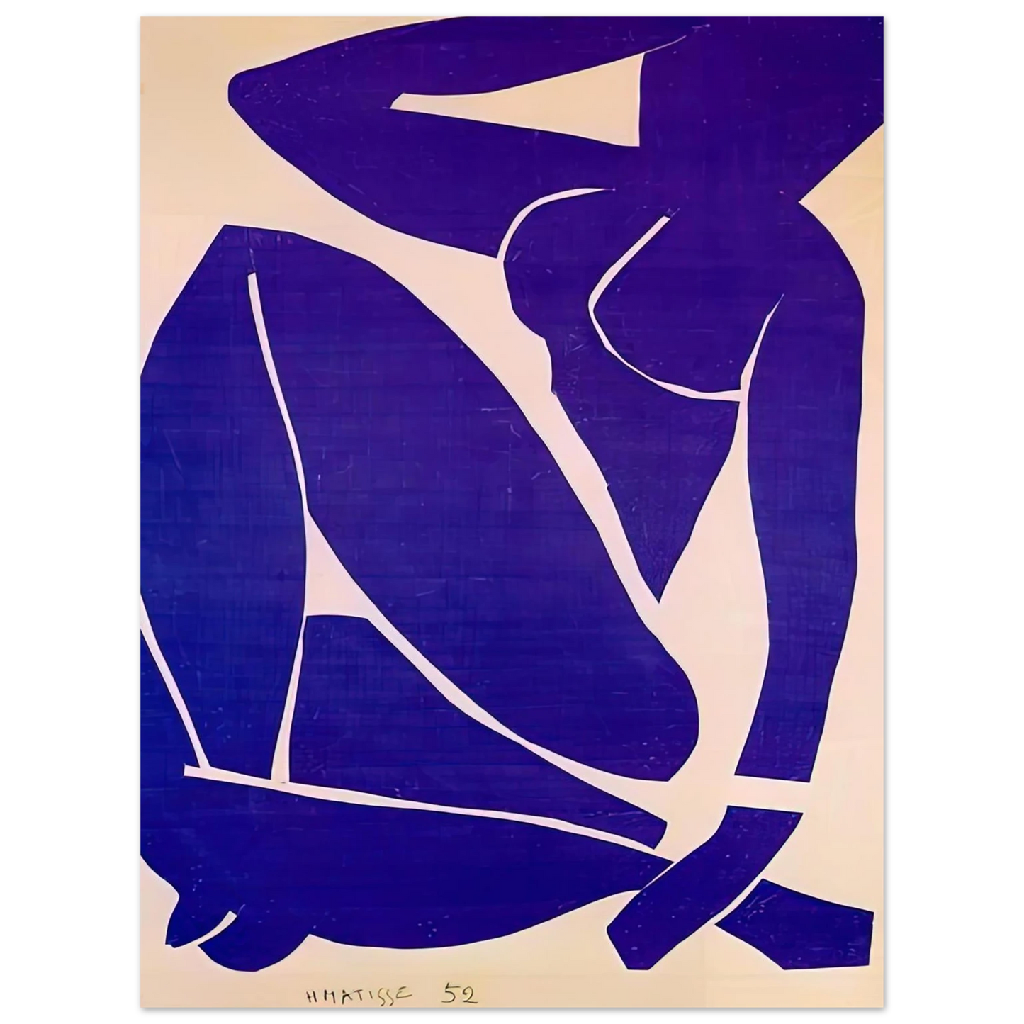 Henri Matisse - BLUE NUDE III 1952 75x100 cm / 30x40inches Fine Art Poster
