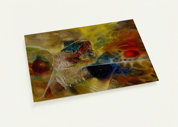 Biological Discovery - 1944 By Jimmy Ernst Pack of 10 Post Cards | Jimmy Ernst Post Cards | A6 (10.5 x 14.8 cm) - 4.1 x 5.8 inches