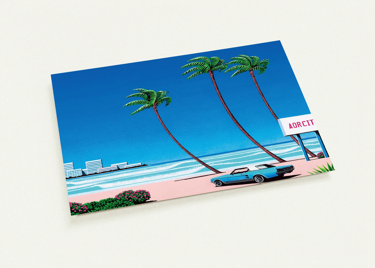 Light Mellow Sealine By Hiroshi Nagai Pack of 10 Post Cards | Hiroshi Nagai Post Cards | A6 (10.5 x 14.8 cm) - 4.1 x 5.8 inches