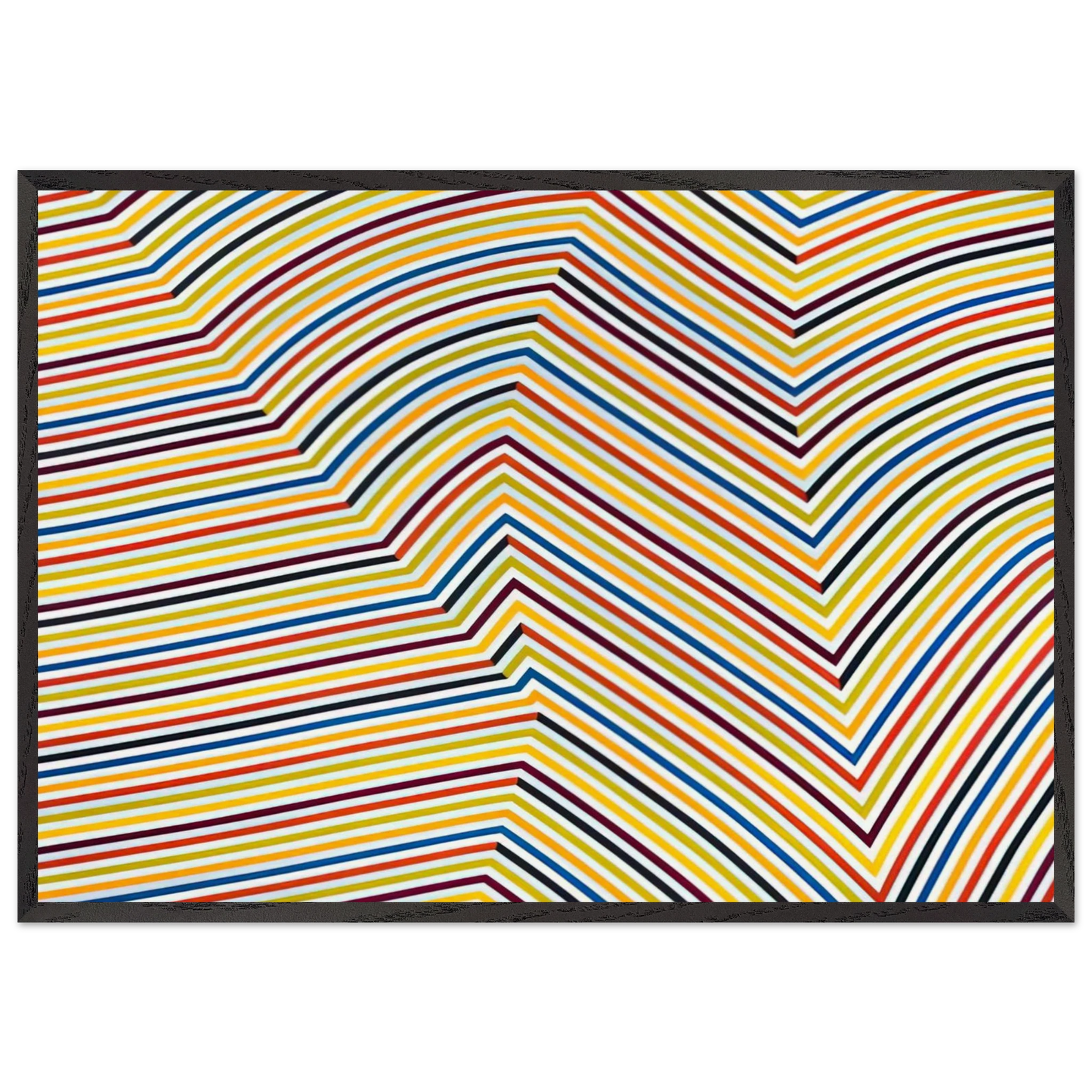 Retine ma jolie - Marcel Barbeau 70x100 cm / 28x40 inches Framed Art Print – Black Wooden Frame