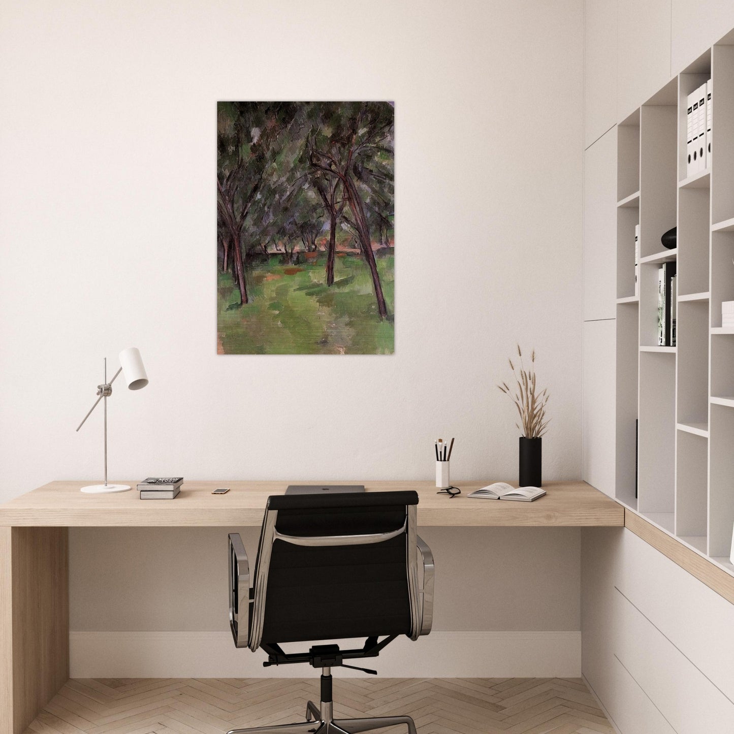 A Close - Paul Cézanne Brushed Aluminum Print - 70x100 cm / 28x40 inches | Paul Cézanne Aluminum Print | Paul Cézanne Prints