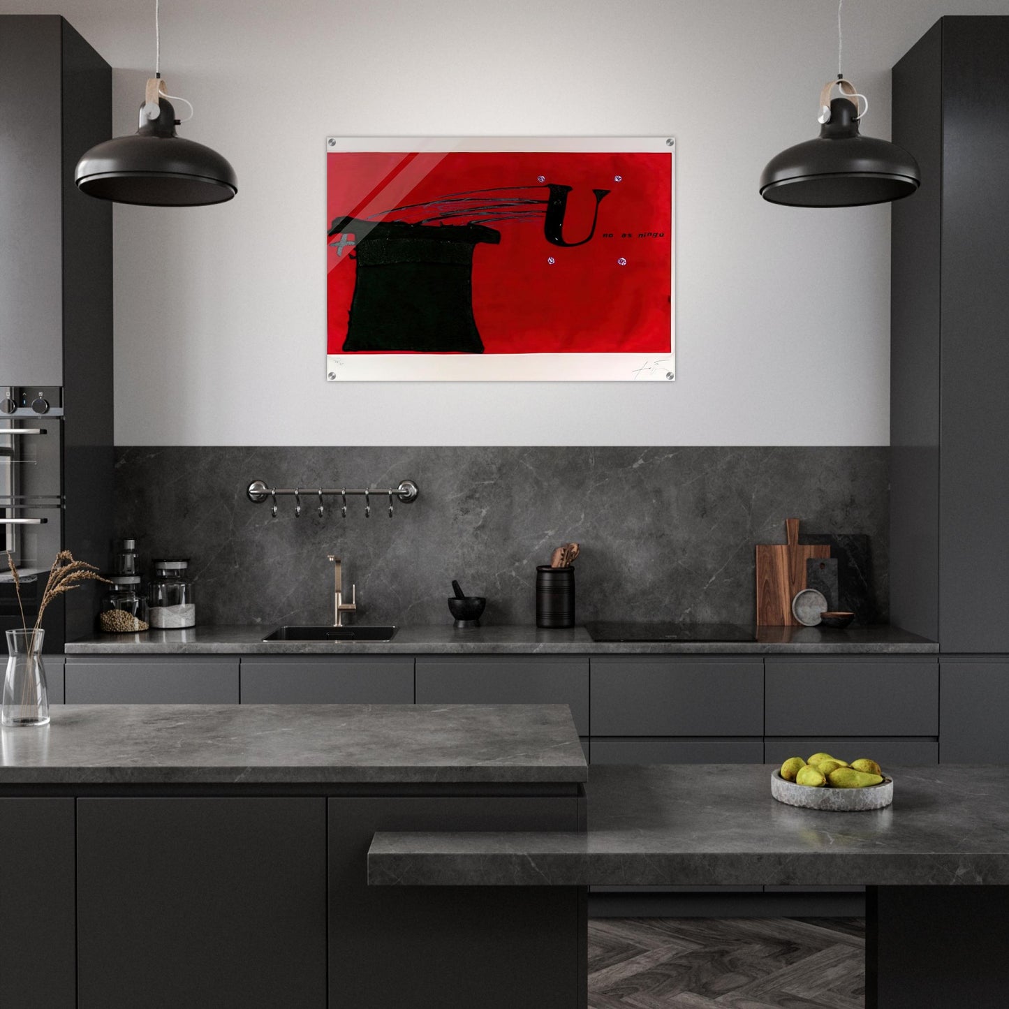 U NO S NING 1979 - Antoni Tapies Acrylic Print - 70x100 cm / 28x40″ inches | Antoni Tapies Wall Art | Antoni Tapies Prints
