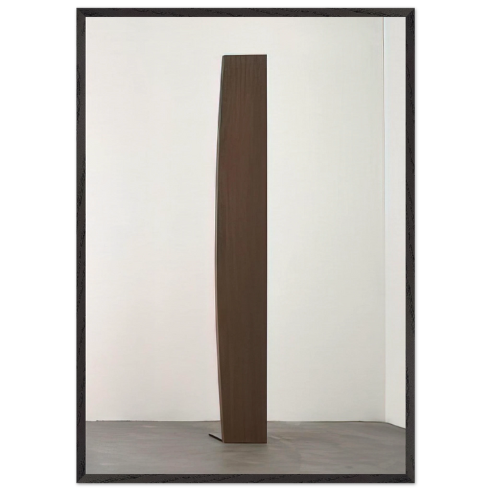 Curve XXXVI - Ellsworth Kelly 70x100 cm / 28x40 inches Framed Art Print – Black Wooden Frame