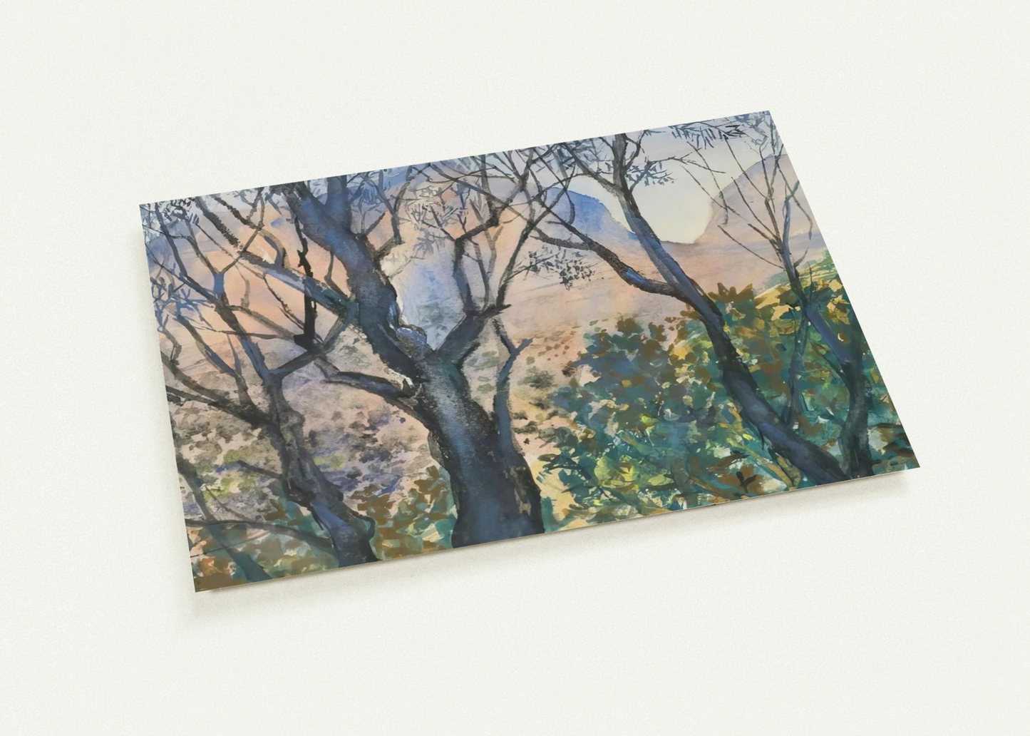 Pink Light - Post-Impressionism By Natalia Goncharova Pack of 10 Post Cards | Natalia Goncharova Post Cards | A6 (10.5 x 14.8 cm) - 4.1 x 5.8 inches