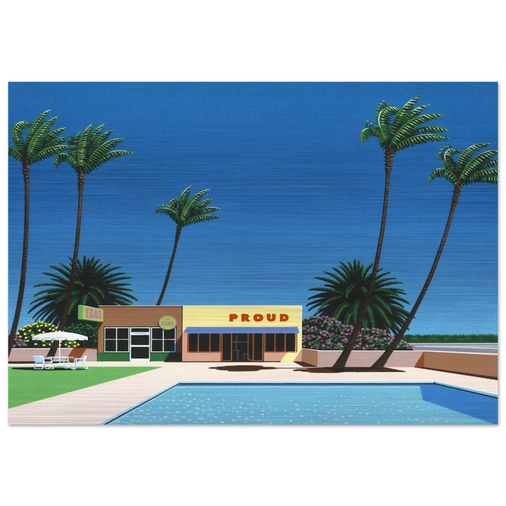 Proud Funk - Hiroshi Nagai Brushed Aluminum Print - 70x100 cm / 28x40 inches | Hiroshi Nagai Aluminum Print | Hiroshi Nagai Prints