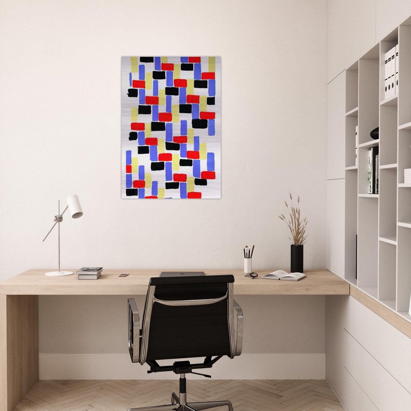 %D1%81OULEURS IDEES - Sonia Delaunay Brushed Aluminum Print - 70x100 cm / 28x40 inches | Sonia Delaunay Aluminum Print | Sonia Delaunay Prints