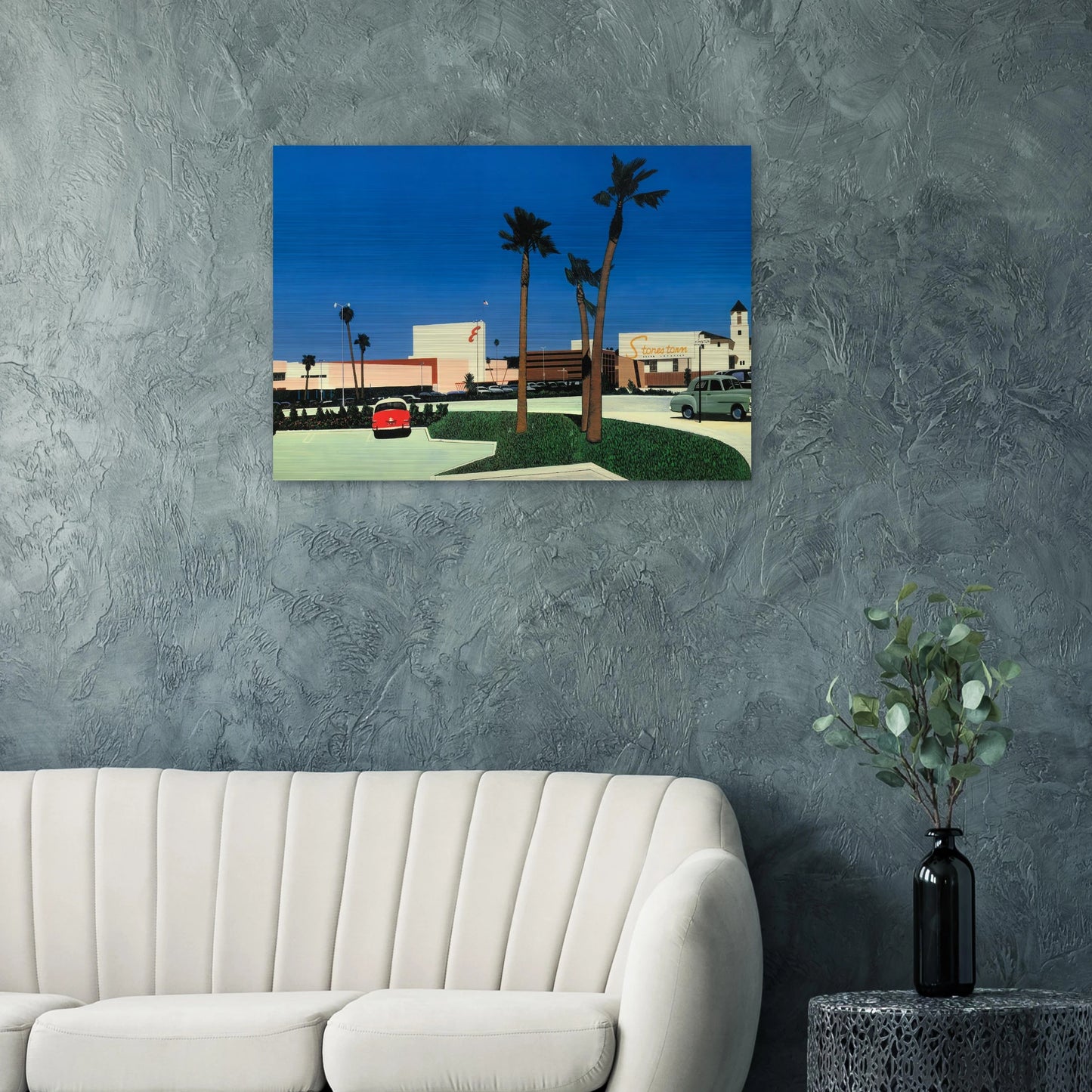 In the beginning Stonestown - Hiroshi Nagai Brushed Aluminum Print - 70x100 cm / 28x40 inches | Hiroshi Nagai Aluminum Print | Hiroshi Nagai Prints