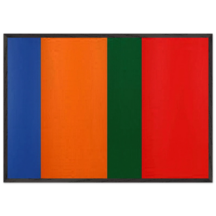 Testament - 1964 - Jeremy Moon 70x100 cm / 28x40 inches Framed Art Print – Black Wooden Frame