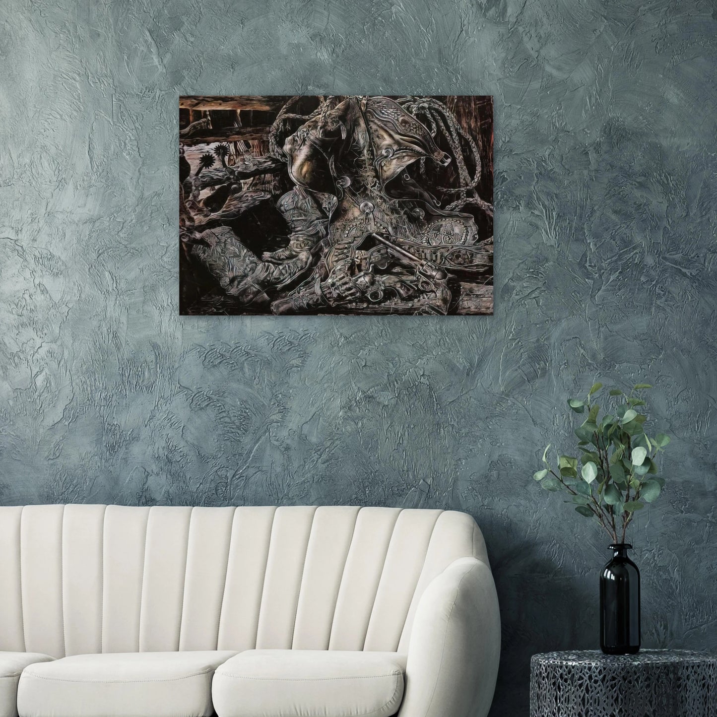 NONAME 8 - Ivan Albright Brushed Aluminum Print - 70x100 cm / 28x40 inches | Ivan Albright Aluminum Print | Ivan Albright Prints