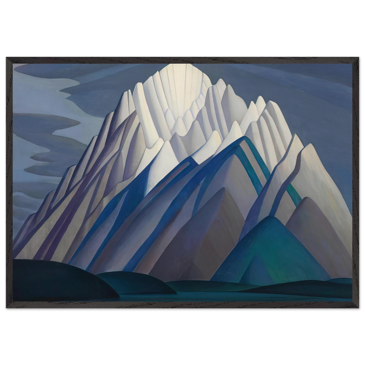 Mountain Forms - 1926 - Lawren Harris 70x100 cm / 28x40 inches Framed Art Print – Black Wooden Frame