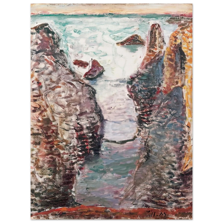 Henri Matisse - CIFFS BELLE ILE 1897 75x100 cm / 30x40inches Fine Art Poster