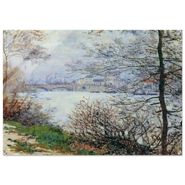The Banks of the Seine, Ile de la Grande-Jatte - claude monet Acrylic Print - 70x100 cm / 28x40″ inches