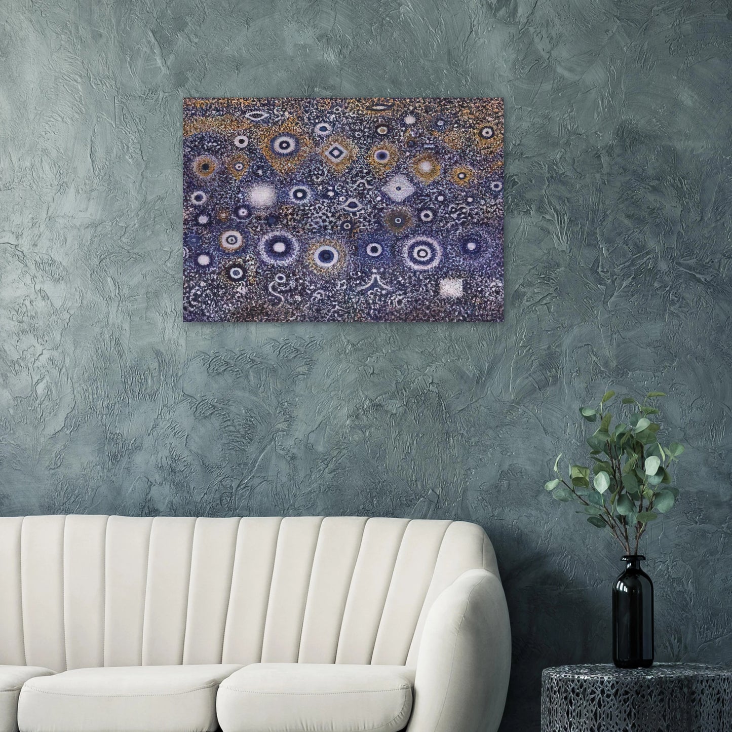 Night Landscape - Richard Pousette-Dart Brushed Aluminum Print - 70x100 cm / 28x40 inches | Richard Pousette-Dart Aluminum Print | Richard Pousette-Dart Prints