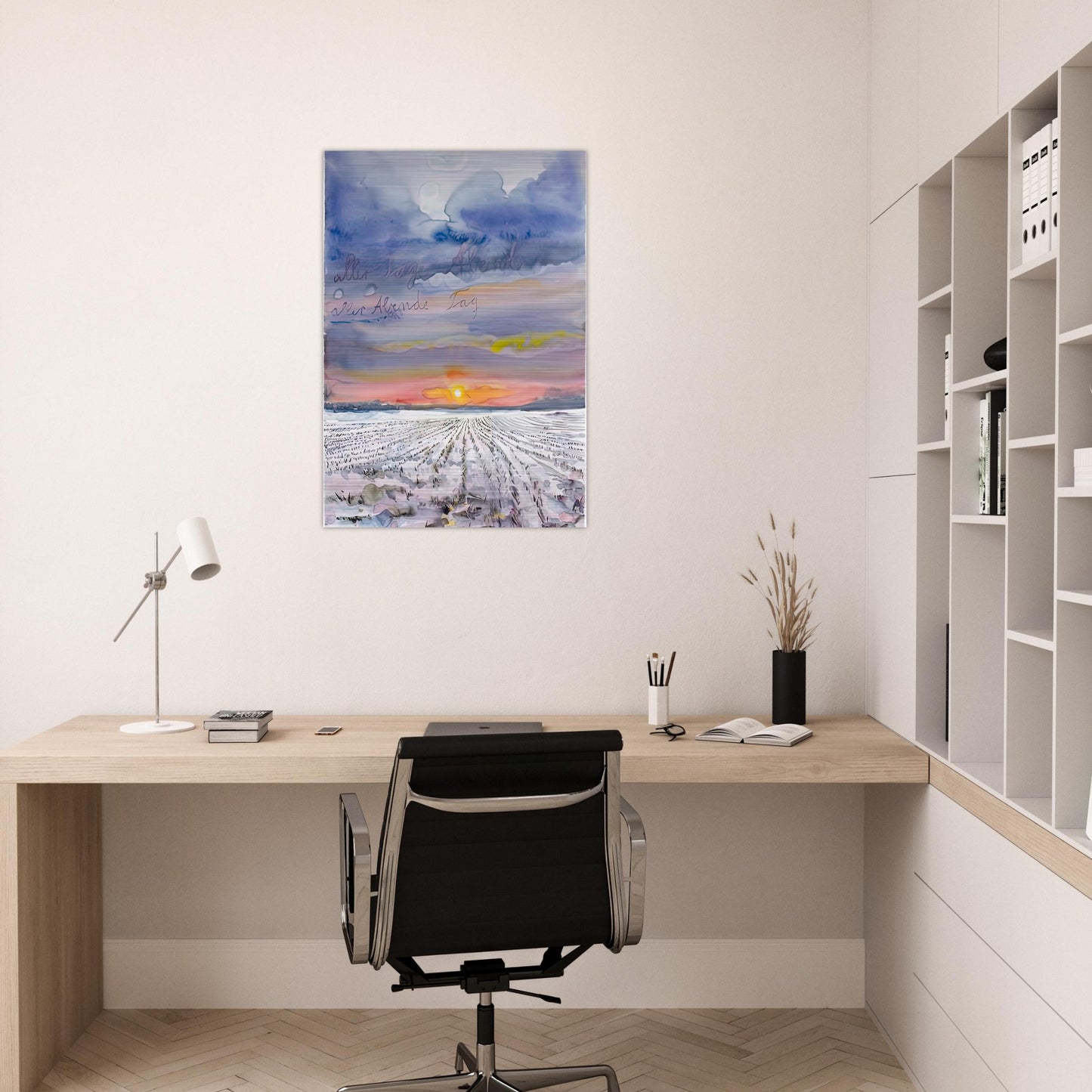 THE EVENING OF ALL DAYS THE DAY OF ALL EVENINGS 2014 0 - Anselm Kiefer Brushed Aluminum Print - 70x100 cm / 28x40 inches | Anselm Kiefer Aluminum Print | Anselm Kiefer Prints