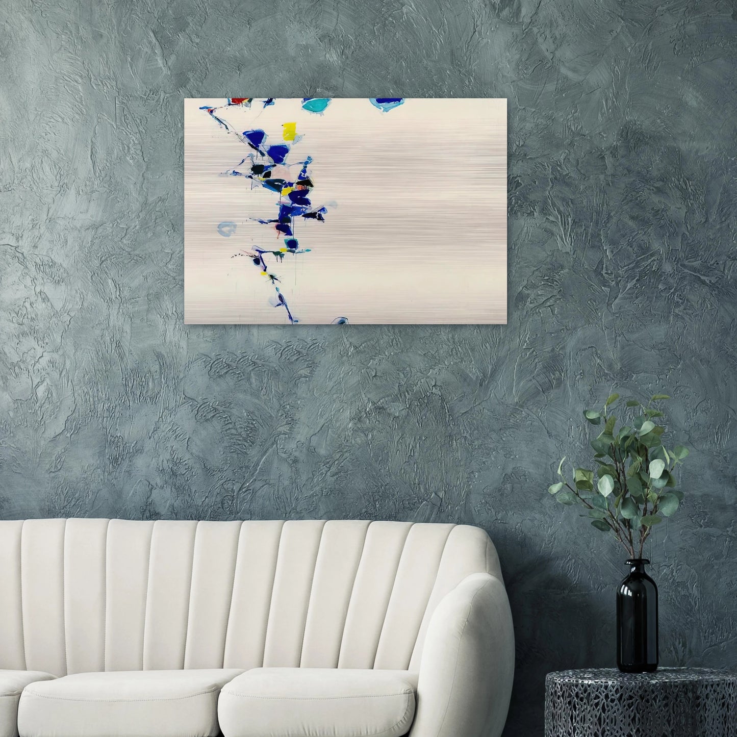 Toward Disappearance III - Sam Francis Brushed Aluminum Print - 70x100 cm / 28x40 inches | Sam Francis Aluminum Print | Sam Francis Prints