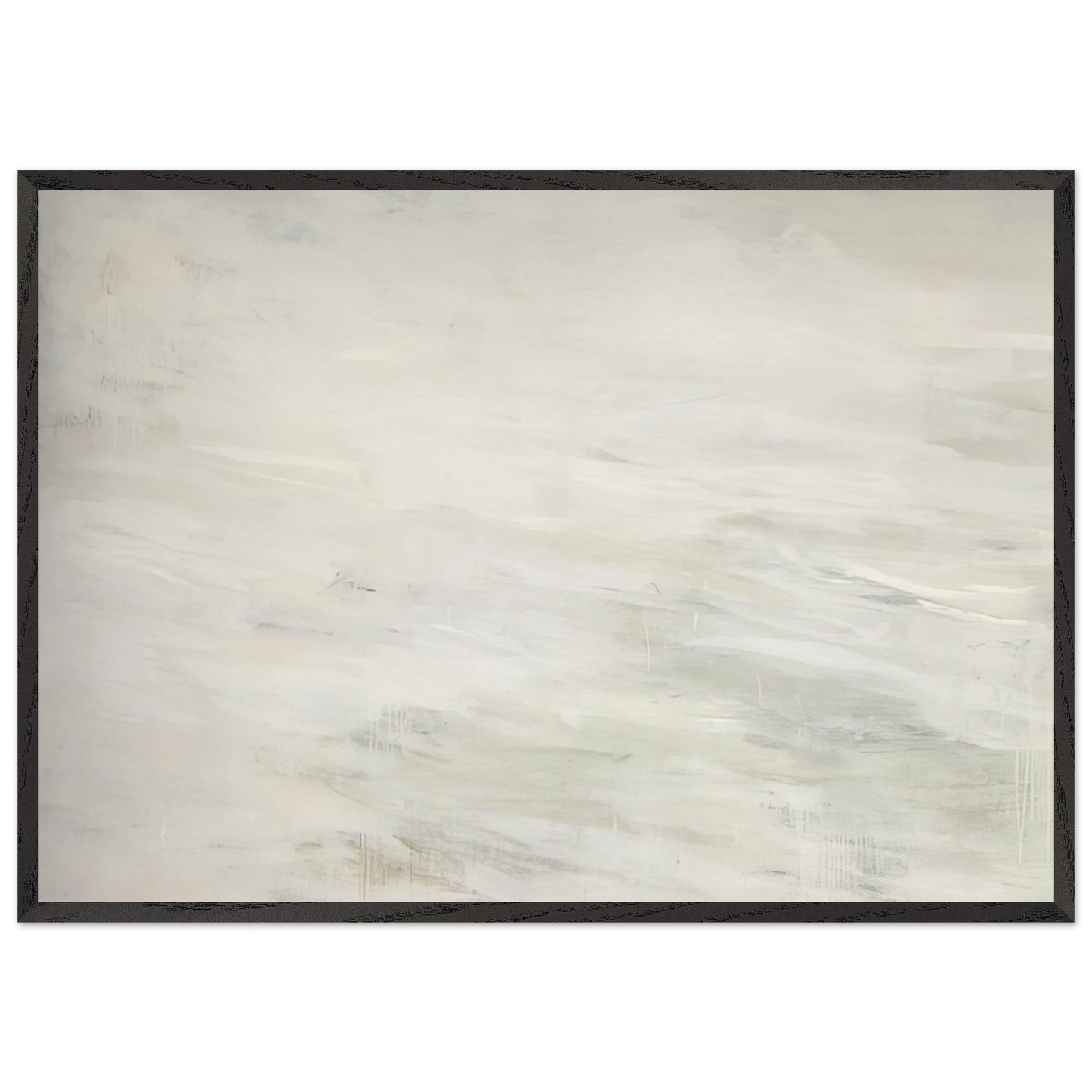 Hero and Leandro A Painting in Four Parts Part III - Cy Twombly 70x100 cm / 28x40 inches Framed Art Print – Black Wooden Frame
