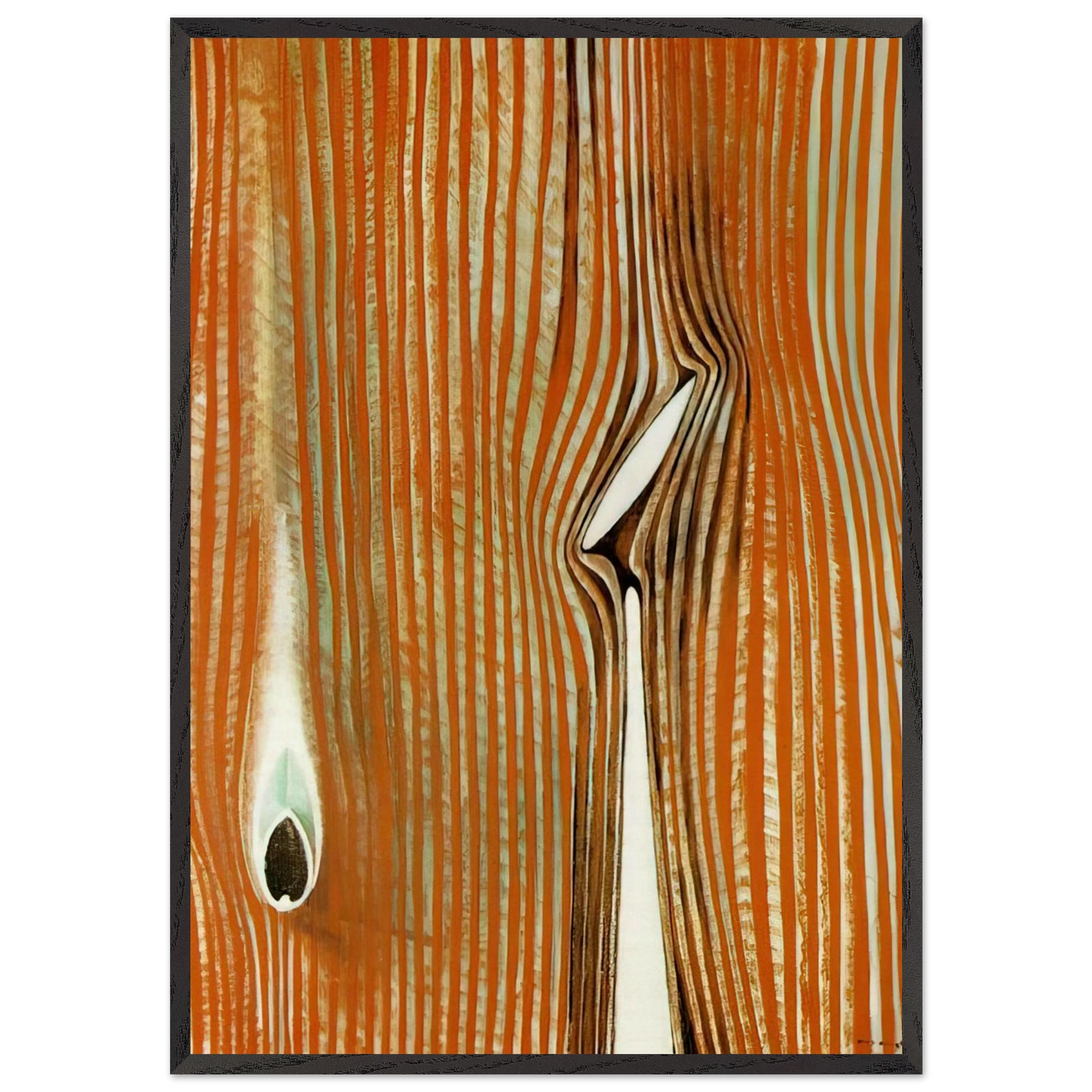 Blind swimmers Effect of a touch - Max Ernst 70x100 cm / 28x40 inches Framed Art Print – Black Wooden Frame