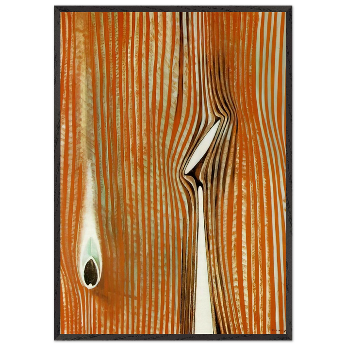 Blind swimmers Effect of a touch - Max Ernst 70x100 cm / 28x40 inches Framed Art Print – Black Wooden Frame