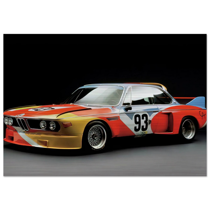 ART CAR 1975 - Alexander Calder Brushed Aluminum Print - 70x100 cm / 28x40 inches | Alexander Calder Aluminum Print | Alexander Calder Prints