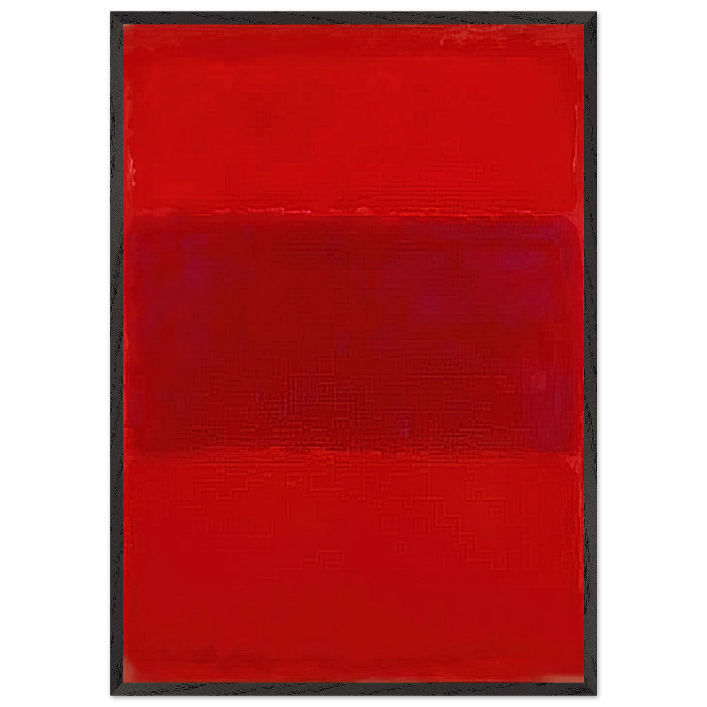 No301 - 1959 - Mark Rothko 70x100 cm / 28x40 inches Framed Art Print – Black Wooden Frame