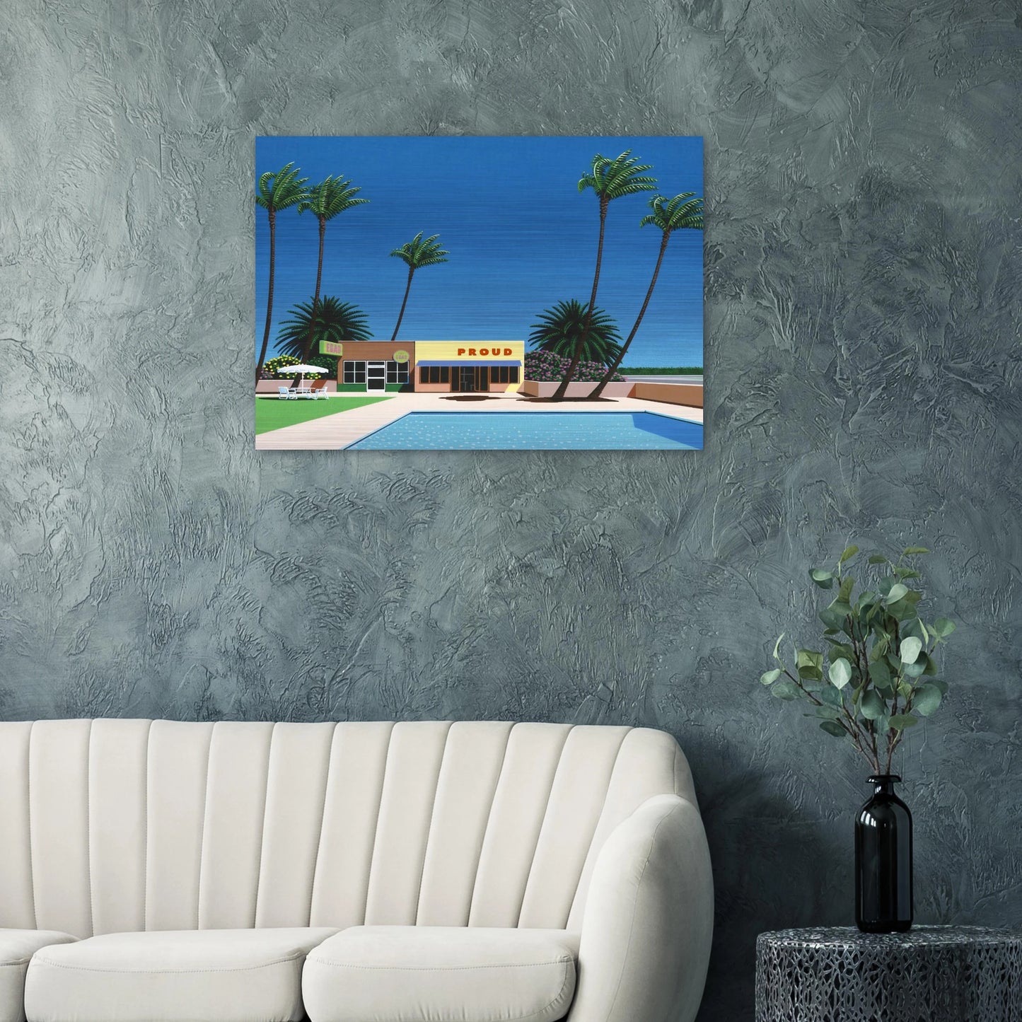 Proud Funk - Hiroshi Nagai Brushed Aluminum Print - 70x100 cm / 28x40 inches | Hiroshi Nagai Aluminum Print | Hiroshi Nagai Prints
