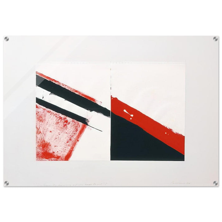 Who knows the beginning and who knows the end I - 1976 - Blinky Palermo Acrylic Print - 70x100 cm / 28x40″ inches