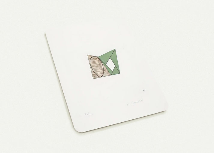 PAGES 10 1989 By Robert Mangold Pack of 10 Post Cards | Robert Mangold Post Cards | A6 (10.5 x 14.8 cm) - 4.1 x 5.8 inches