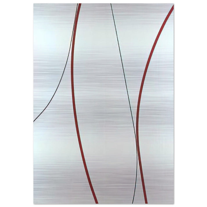 Untitled - 1964 - Lorser Feitelson Brushed Aluminum Print - 70x100 cm / 28x40 inches | Lorser Feitelson Aluminum Print | Lorser Feitelson Prints