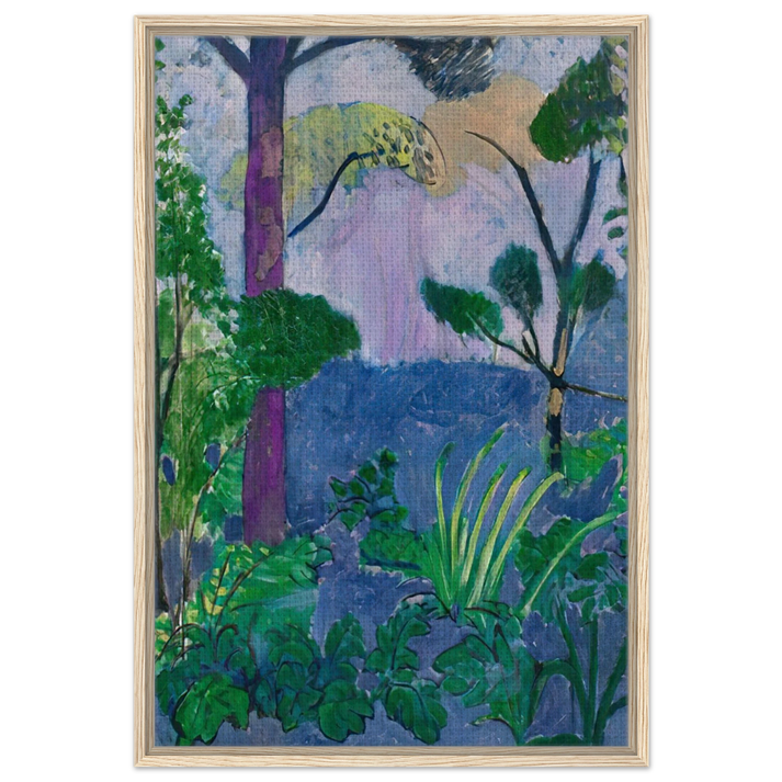 ACANTHUS MOROCCAN LANDSCAPE 1912 - Henri Matisse Framed Canvas Print - 60x90 cm / 24x36″ inches