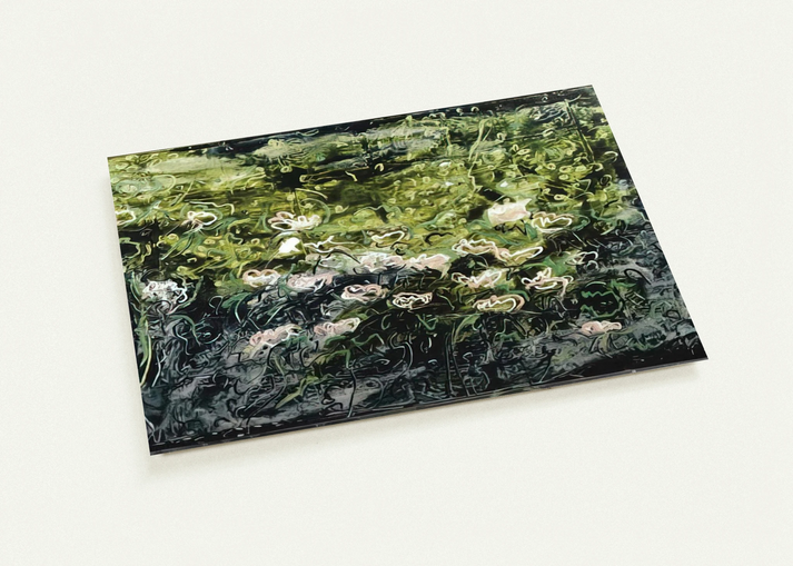 Acquatico - Art Informel By Mario Schifano Pack of 10 Post Cards | Mario Schifano Post Cards | A6 (10.5 x 14.8 cm) - 4.1 x 5.8 inches