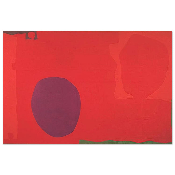 Cadmium with Violet, Scarlet, Emerald, Lemon and Venetian - 1969 - Patrick Heron Art Prints - 100x150 cm / 40x60″ inches | Patrick Heron Poster | Patrick Heron Prints