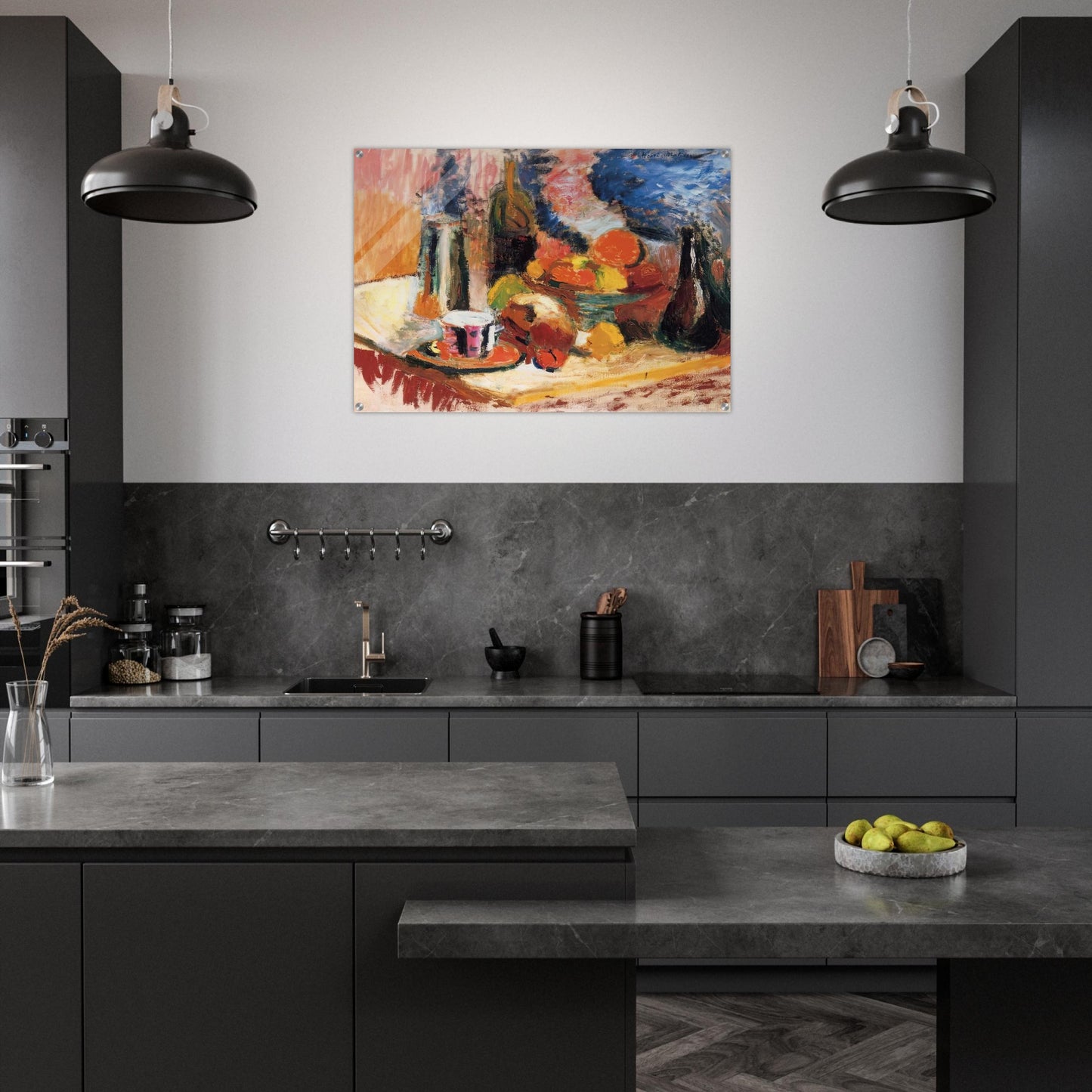STILL LIFE WITH FRUIT 1896 - Henri Matisse Acrylic Print - 70x100 cm / 28x40″ inches | Henri Matisse Wall Art | Henri Matisse Prints