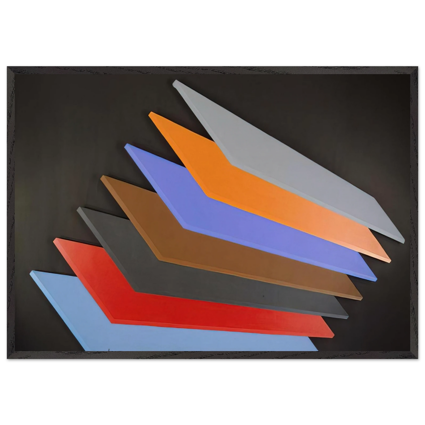 Twenty - 1968 - Thomas Downing 70x100 cm / 28x40 inches Framed Art Print – Black Wooden Frame