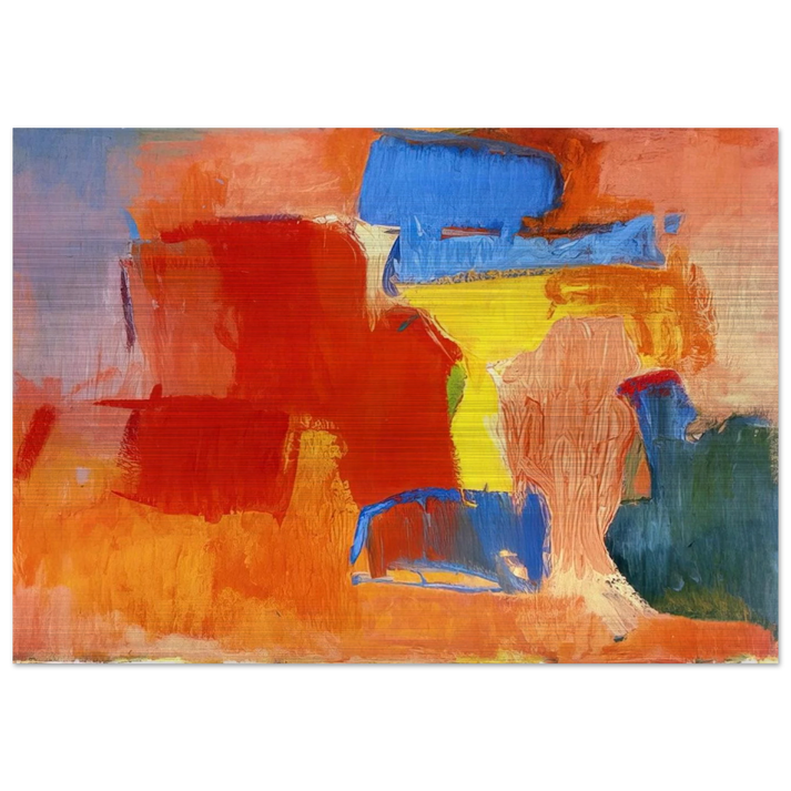 UNTITLED 1959 - Esteban Vicente Brushed Aluminum Print - 70x100 cm / 28x40 inches | Esteban Vicente Aluminum Print | Esteban Vicente Prints