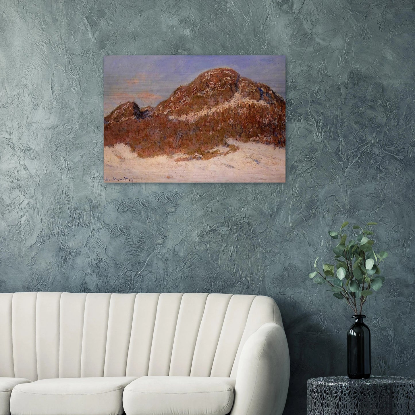 Mount Kolsaas 3 - claude monet Brushed Aluminum Print - 70x100 cm / 28x40 inches | claude monet Aluminum Print | claude monet Prints