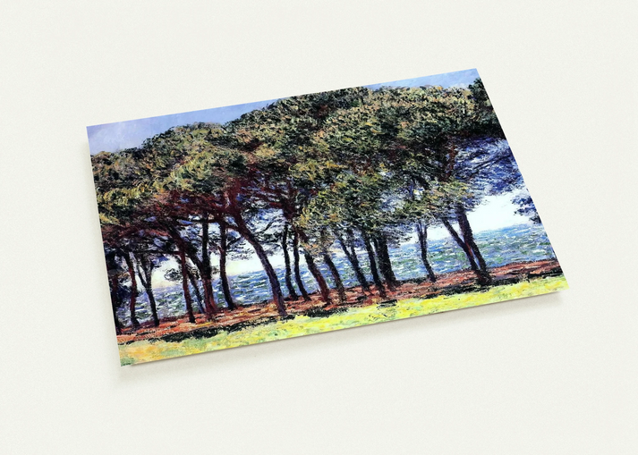 Pine Trees, Cap d'Antibes By claude monet Pack of 10 Post Cards | claude monet Post Cards | A6 (10.5 x 14.8 cm) - 4.1 x 5.8 inches